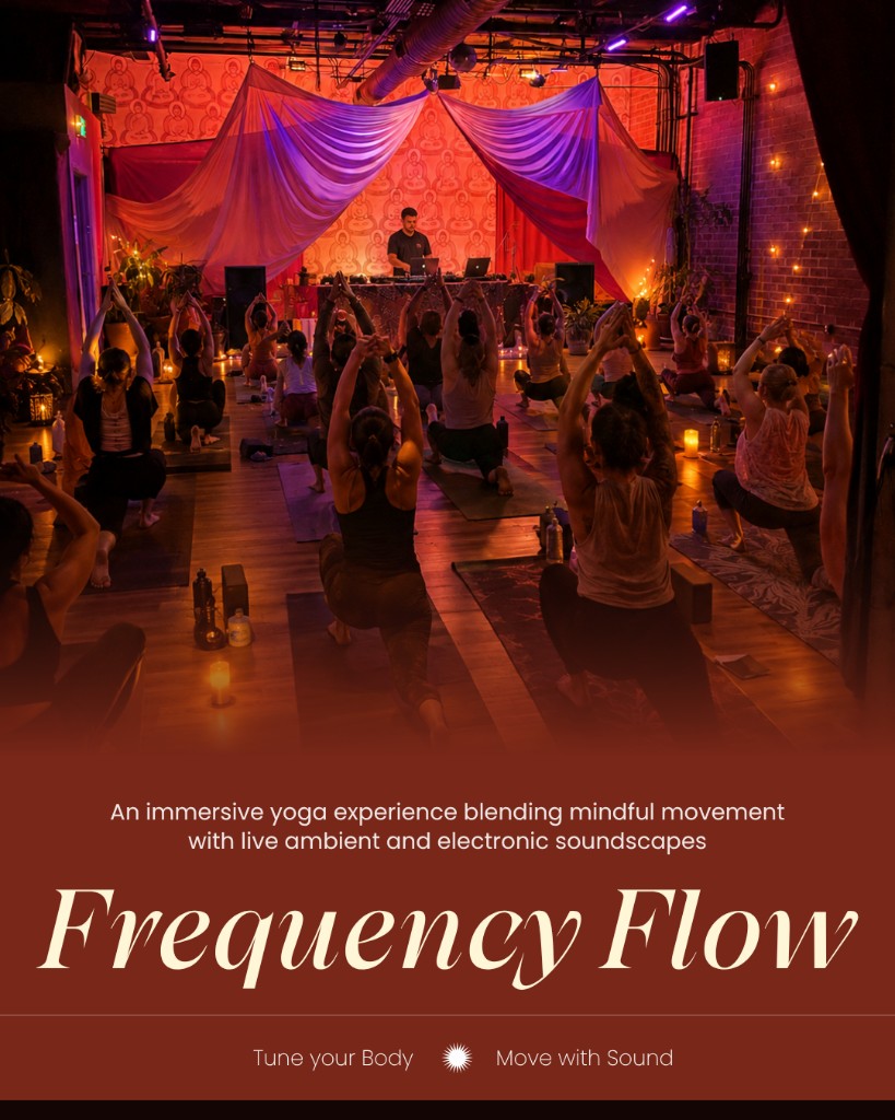 Frequency Flow — live music yoga with Rachel